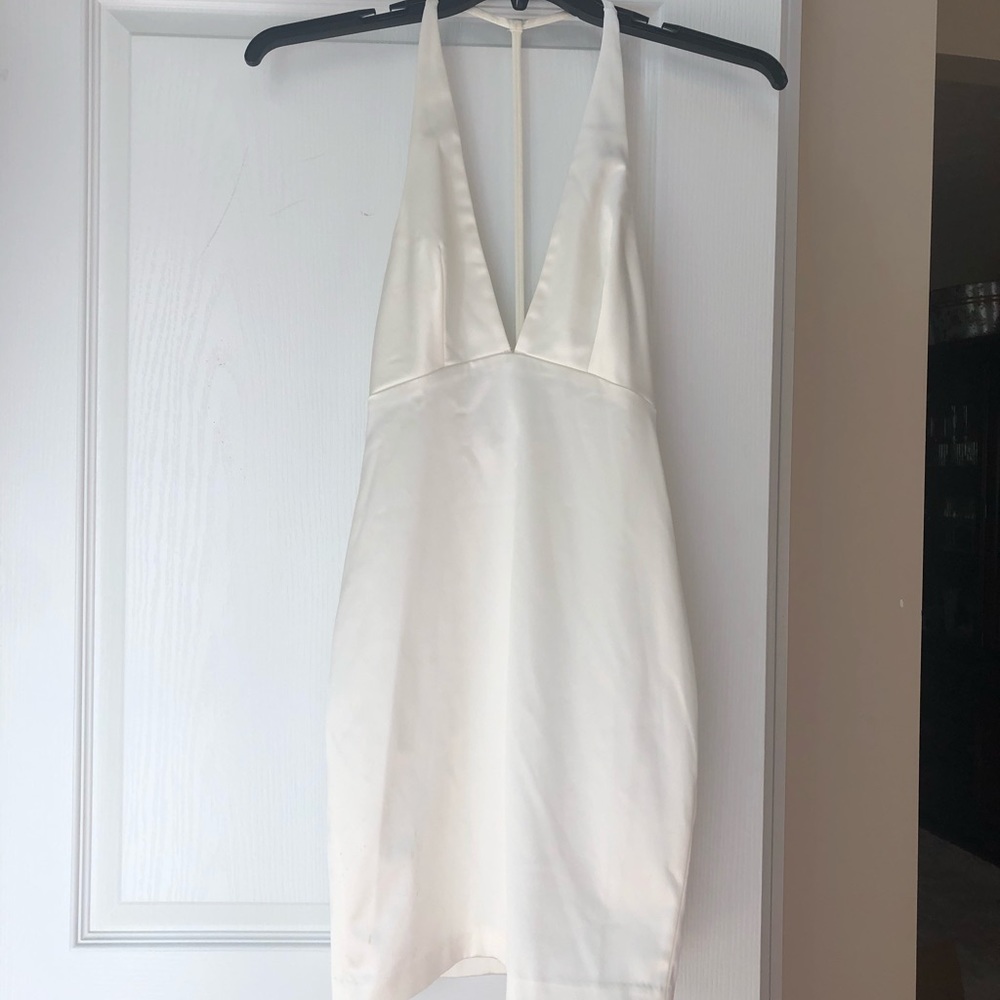 Amanda Uprichard white halter dress